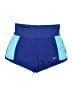 Nike 100% Polyester Color Block Blue Athletic Shorts Size L - photo 1