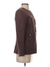 Ann Taylor Tweed Burgundy Blazer Size 00 - photo 4