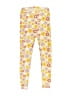 Unbranded Floral Yellow Leggings Size 3T - photo 1