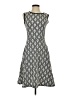 Lesley Evers Argyle Gray Casual Dress Size XS - photo 1