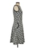 Lesley Evers Argyle Gray Casual Dress Size XS - photo 4
