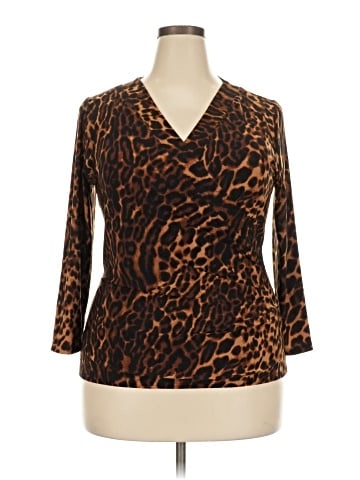 Lauren by Ralph Lauren 3/4 Sleeve Top (view 1)