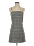 Forever 21 Plaid Gray Casual Dress Size S - photo 1