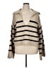 Commense Stripes Tan Pullover Sweater Size XL - photo 1