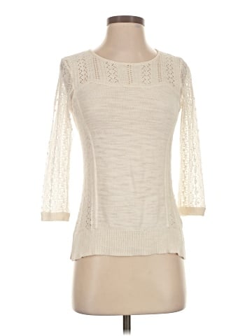 Knitted & Knotted Pullover Sweater (view 1)