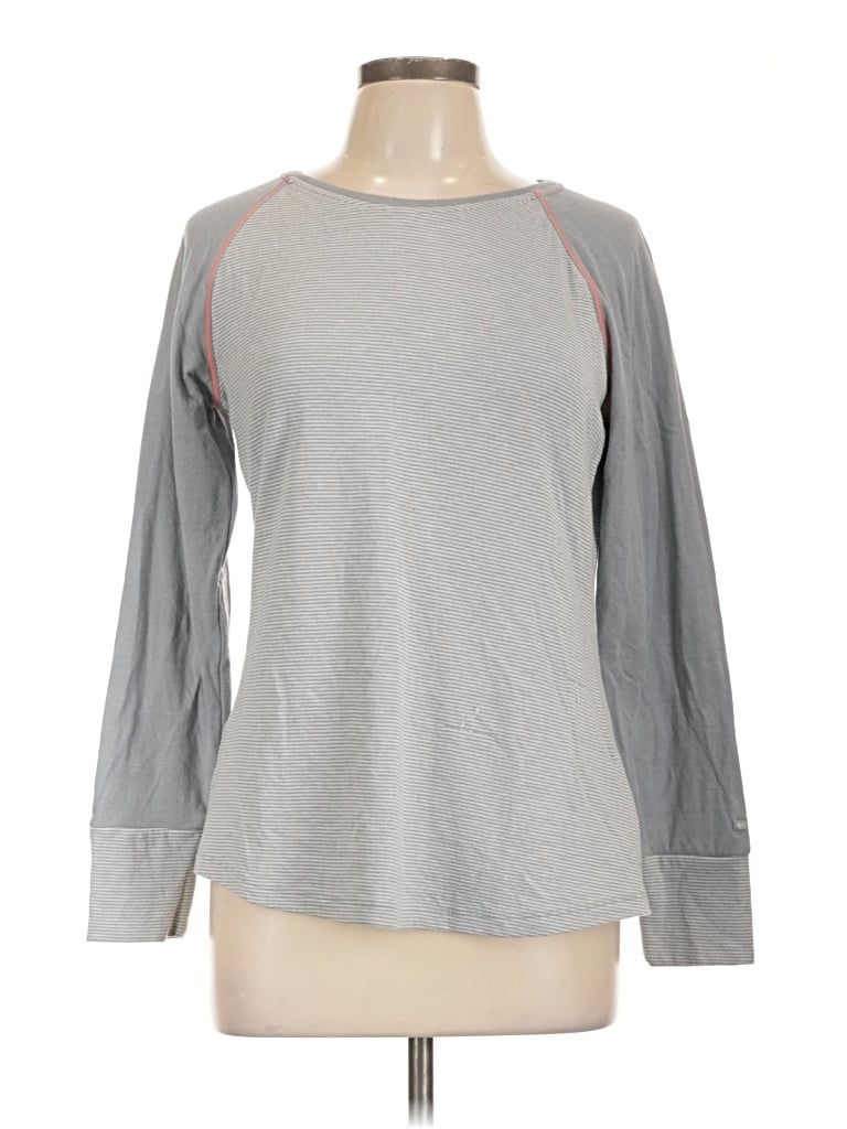 Pre-owned Columbia Long Sleeve T-shirt In Gray