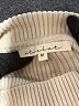 Et Clet Ivory Turtleneck Sweater Size M - photo 7