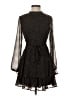 Sincerely Jules 100% Polyester Animal Print Black Cocktail Dress Size XS - photo 1