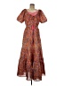 Assorted Brands Paisley Orange Casual Dress Size M - photo 1