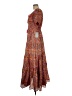 Assorted Brands Paisley Orange Casual Dress Size M - photo 5
