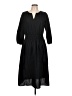 Talbots Solid Black Casual Dress Size 12 - photo 1