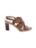 Via Spiga Brown Tan Heels Size 8 1/2 - photo 1