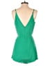 Superdown 100% Polyester Solid Green Romper Size S - photo 2