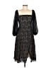 Alice + Olivia 100% Polyester Black Cocktail Dress Size 6 - photo 1