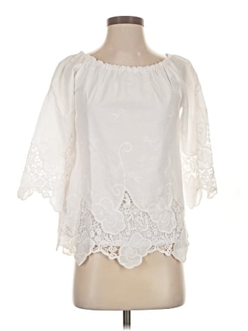 Drew 3/4 Sleeve Blouse (view 1)
