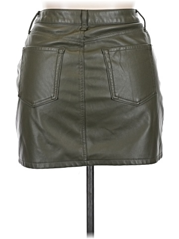 Tinseltown Faux Leather Skirt (view 2)