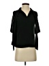 Current Air Black 3/4 Sleeve Blouse Size XS - photo 1