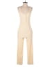 Lezat Solid Ivory Jumpsuit Size XS - photo 1