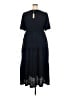 Max Studio Solid Black Casual Dress Size 2X - photo 2