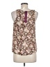 Pulse 100% Rayon Brown Sleeveless Blouse Size M - photo 2