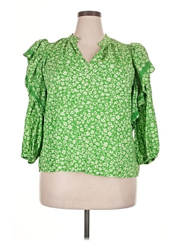 Who What Wear 3/4 Sleeve Blouse (view 1)