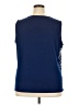 Jaclyn Smith Blue Sleeveless Blouse Size 2X - photo 2