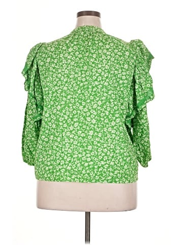 Who What Wear 3/4 Sleeve Blouse (view 2)