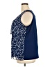 Jaclyn Smith Blue Sleeveless Blouse Size 2X - photo 5