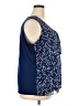 Jaclyn Smith Blue Sleeveless Blouse Size 2X - photo 4