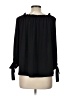 CeCe Black 3/4 Sleeve Blouse Size L - photo 2