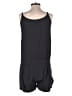Element 100% Rayon Solid Black Romper Size M - photo 2