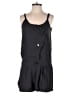 Element 100% Rayon Solid Black Romper Size M - photo 1