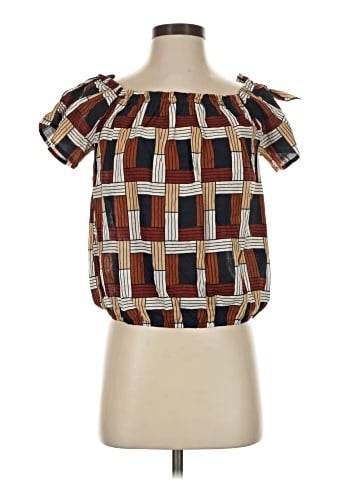 Blush Short Sleeve Blouse (view 1)