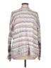 J.Crew Factory Store Stripes Silver Pullover Sweater Size L - photo 1