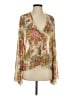 Shein Ivory Long Sleeve Blouse Size 4 - photo 1