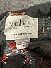 Velvet 100% Viscose Floral Black Jumpsuit Size M - photo 4