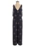 Ann Taylor LOFT 100% Polyester Paisley Blue Jumpsuit Size XXS - photo 1
