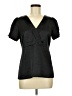 Daisy Fuentes Black Short Sleeve Blouse Size M - photo 1