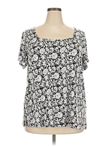Jones & Co Short Sleeve Blouse (view 1)
