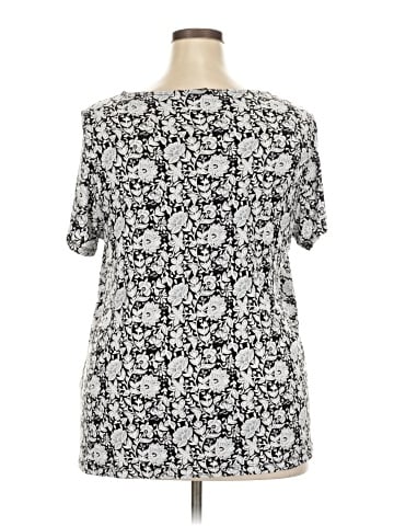 Jones & Co Short Sleeve Blouse (view 2)