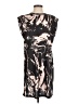 Shein 100% Polyester Graphic Black Cocktail Dress Size 4 - photo 1