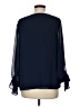 Vince Camuto 100% Polyester Blue 3/4 Sleeve Blouse Size M - photo 2