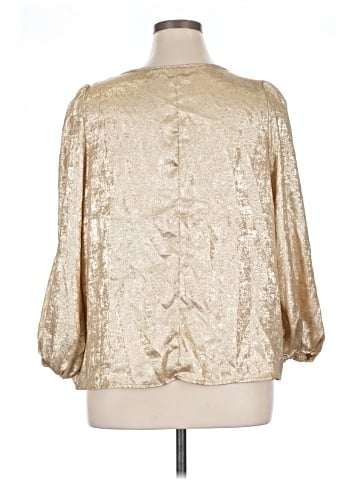 Shein Curve 3/4 Sleeve Blouse (view 2)