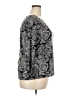 M Collection Silver Black 3/4 Sleeve Blouse Size 2X - photo 4