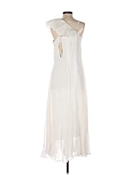 let me be asymmetrical dress Yvette Slip Maxi Dress With Asymmetrical Hem - Black