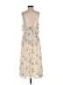 Zara Basic 100% Polyester Floral Ivory Casual Dress Size S - photo 2