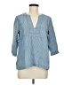 Gap Blue 3/4 Sleeve Blouse Size M - photo 1
