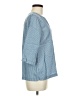Gap Blue 3/4 Sleeve Blouse Size M - photo 4