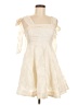 Hausen 100% Polyester Ivory Cocktail Dress Size M - photo 1
