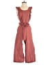 Topshop 100% Cotton Solid Brown Jumpsuit Size 4 - 6 - photo 1